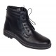 Ghete casual barbati din piele naturala imblanite Tomy Negru GKR26N