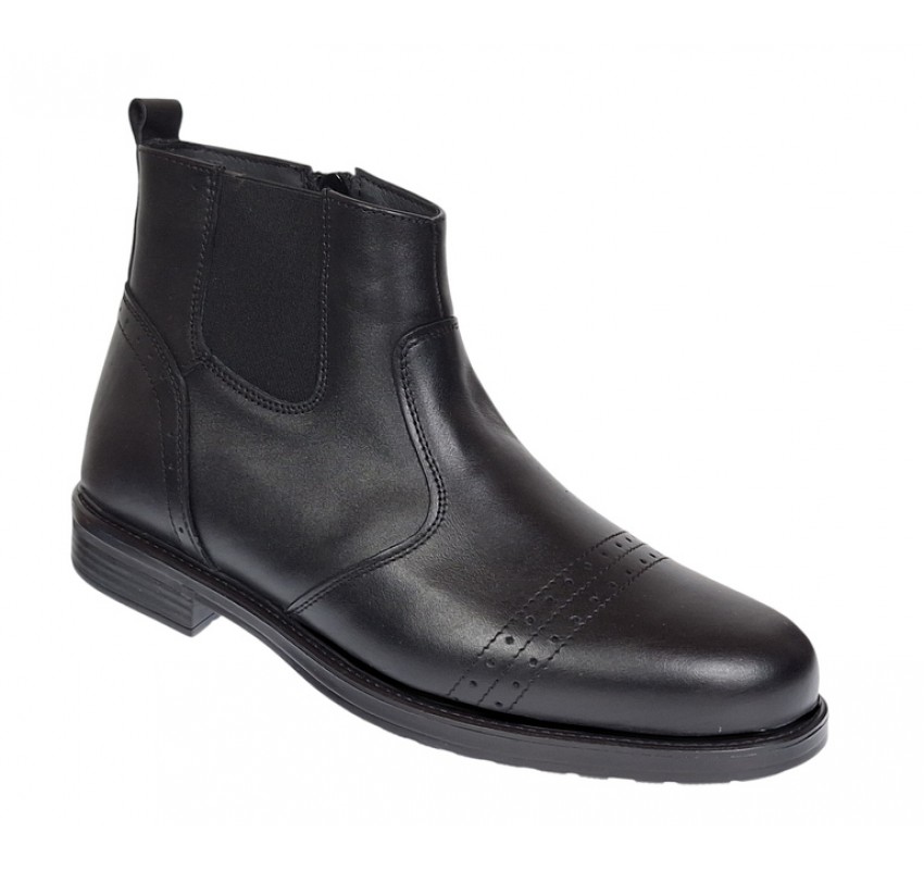 Ghete casual barbati, din piele naturala (imblanite) GKR28N Ghete casual barbati, din piele naturala (imblanite) GKR28N