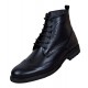 Ghete barbati Oxford din piele naturala imblanite GKR29 Negru