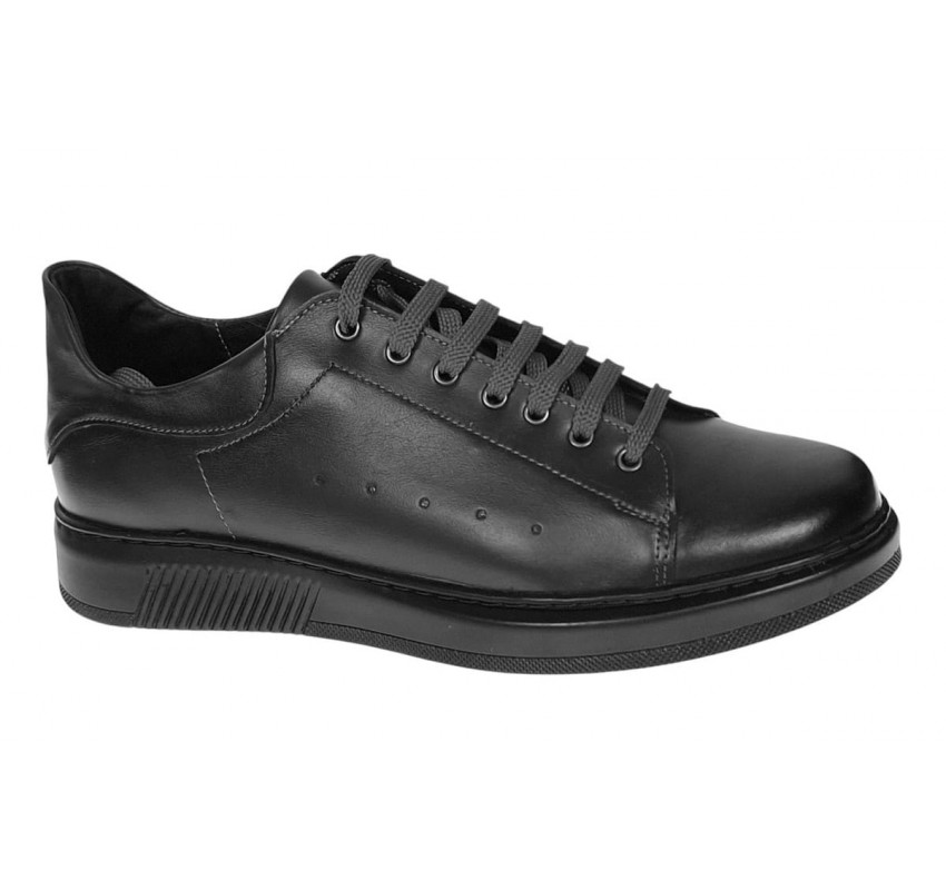 Pantofi barbati Sport Casual din piele naturala, Aldo Negru GKR2X1N