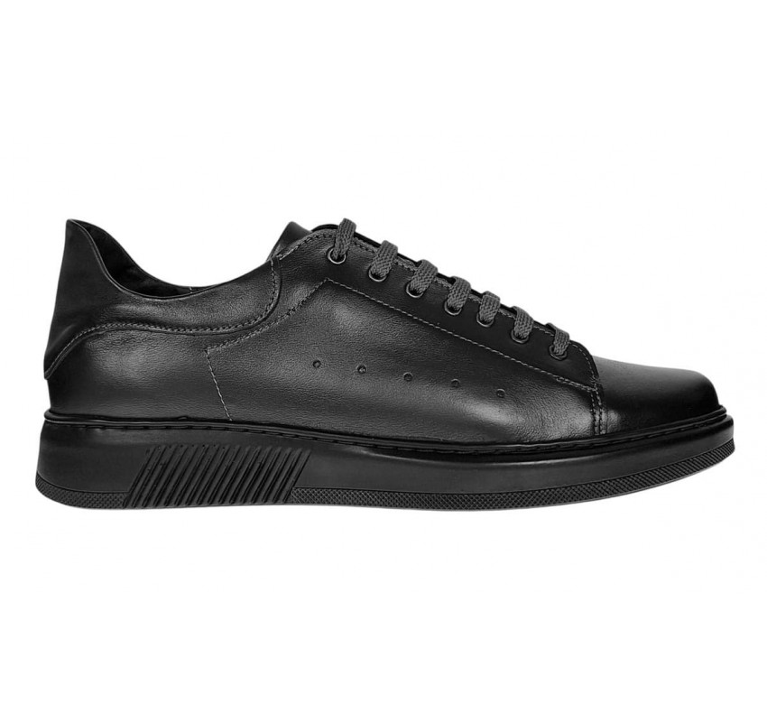 Pantofi barbati Sport Casual din piele naturala, Aldo Negru GKR2X1N
