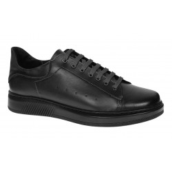Pantofi barbati Sport Casual din piele naturala, Aldo Negru GKR2X1N