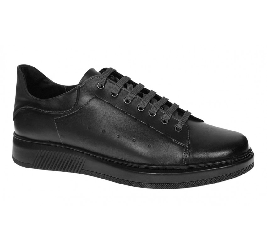 Pantofi barbati Sport Casual din piele naturala, Aldo Negru GKR2X1N