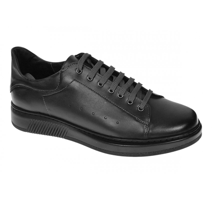 Pantofi barbati Sport Casual din piele naturala, Aldo Negru GKR2X1N