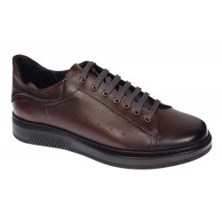 Pantofi casual barbati piele naturala - Model GKR Shoes Visiniu Pantofi casual barbati piele naturala - Model GKR Shoes Visiniu