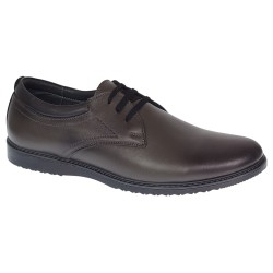 Pantofi barbati casual din piele naturala - Model 30 Gri