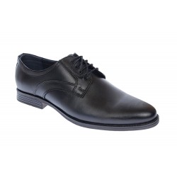 Pantofi barbati eleganti din piele naturala - Model Lyon Negru GKR31N