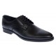 Pantofi barbati eleganti din piele naturala de culoare neagra GKR31N