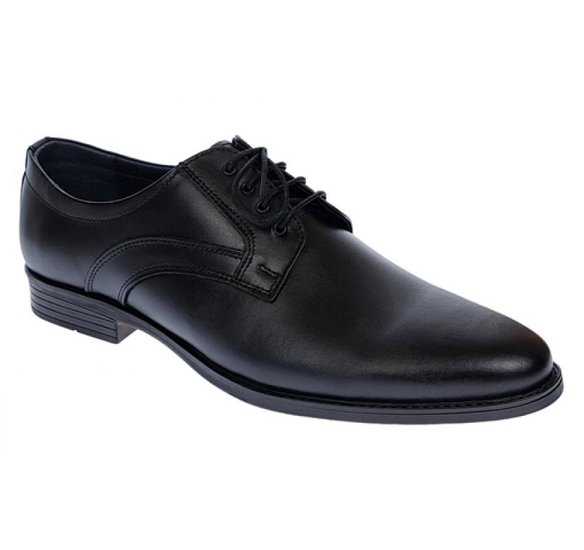 Pantofi barbati eleganti din piele naturala de culoare neagra GKR31N