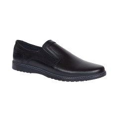 Pantofi casual barbati din piele naturala - Model Negru GKR 331ELN
