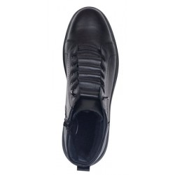 Ghete barbati casual din piele naturala, imblanite, GKR350N