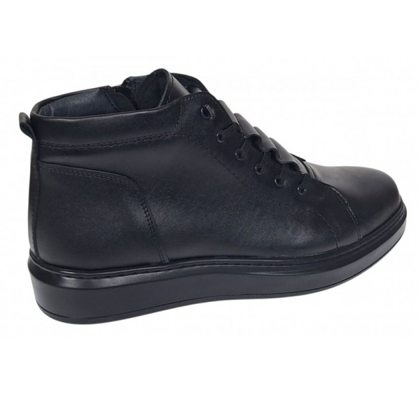 Ghete barbati casual din piele naturala, imblanite, GKR350N