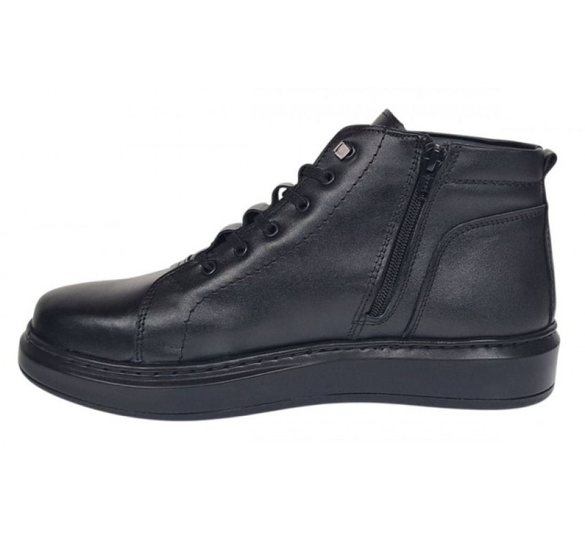 Ghete barbati casual din piele naturala, imblanite, GKR350N