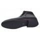 Ghete barbatesti negre din piele naturala cu doua fermoare Rusay Office GKR35NF