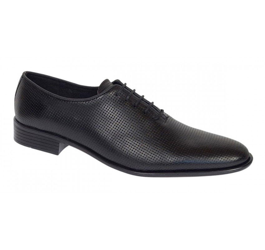 Pantofi barbati eleganti din piele naturala - Model Office Negru Matritat GKR35NPF Pantofi barbati eleganti din piele naturala - Model Office Negru Matritat GKR35NPF
