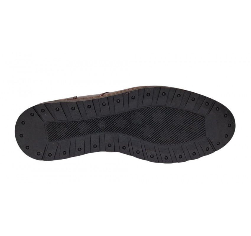 Ghete barbati din piele naturala cu siret si fermoar (imblanite) Corsa Maro GKR3XM Ghete barbati din piele naturala cu siret si fermoar (imblanite) Corsa Maro GKR3XM
