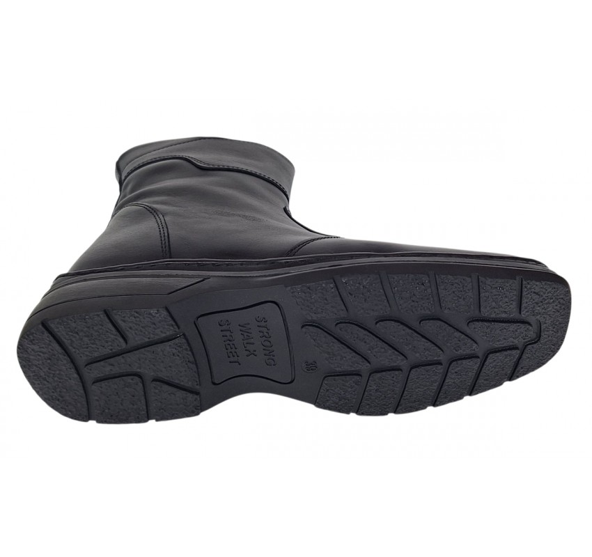 Ghete barbati din piele naturala cu fermoar GKR4010N