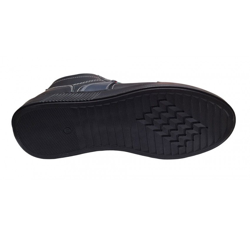Ghete barbati din piele naturala imblanite Negru GKR40N Ghete barbati din piele naturala imblanite Negru GKR40N
