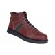 Ghete barbati din piele naturala imblanite Bordo, GKR40VIS Ghete barbati din piele naturala imblanite Bordo, GKR40VIS