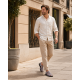 Sandale barbati gri din piele naturală, închidere velcro talpă confortabilă – casual, aerisite și practice GKR47GB