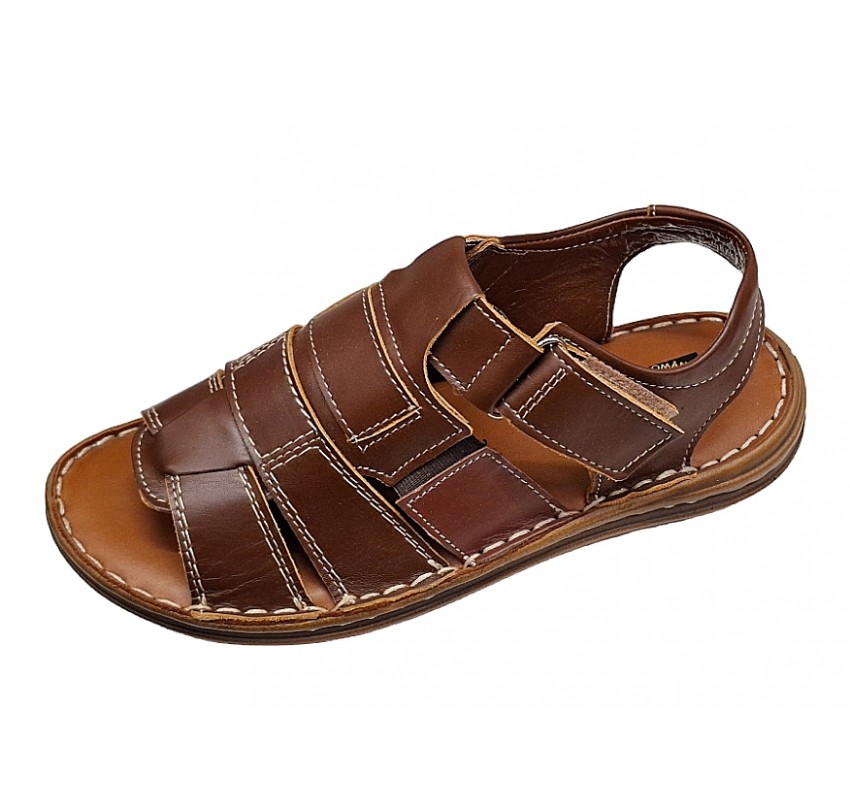Sandale barbati casual din piele naturala - Model Maro GKR47M