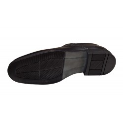 Pantofi barbati eleganti din piele naturala, cu elastic, GKR48N