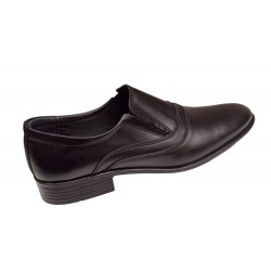 Pantofi barbati eleganti din piele naturala - Model Negru GKR49N