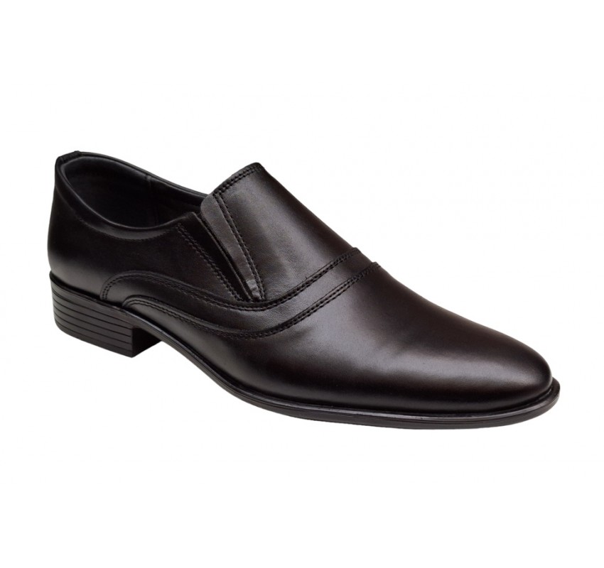 Pantofi barbati eleganti din piele naturala - Model Negru GKR49N