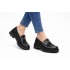 Pantofi dama casual din piele naturala de culoare neagra Sasha Bee