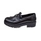Pantofi dama casual din piele naturala - Model Cleopatra Negru Box