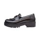 Pantofi dama casual din piele naturala - Model Cleopatra Negru Box
