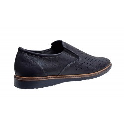 Pantofi barbati casual perforati din piele naturala Bleumarin - GKR506BL Pantofi barbati casual perforati din piele naturala Bleumarin - GKR506BL