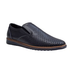 Pantofi barbati casual perforati din piele naturala Bleumarin - GKR506BL Pantofi barbati casual perforati din piele naturala Bleumarin - GKR506BL