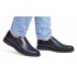 Pantofi barbati casual perforati din piele naturala Corsa Bleumarin - GKR506BLUE