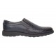 Pantofi barbati casual perforati din piele naturala Corsa Bleumarin - GKR506BLUE