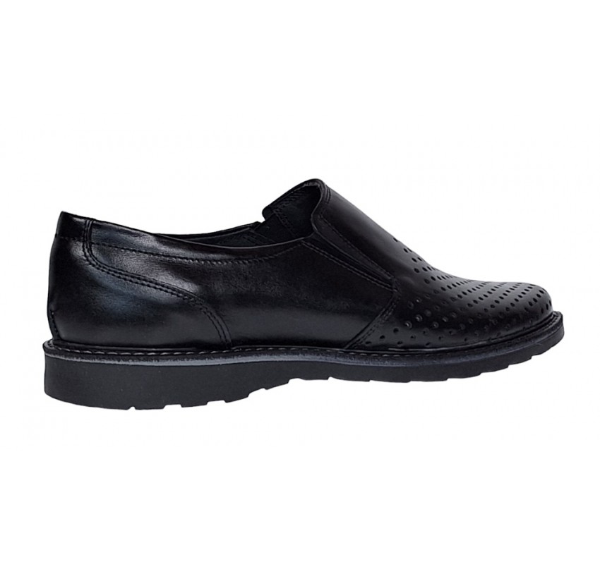 Pantofi barbati de vara din piele naturala cu perforatii GKR506N Pantofi barbati de vara din piele naturala cu perforatii GKR506N