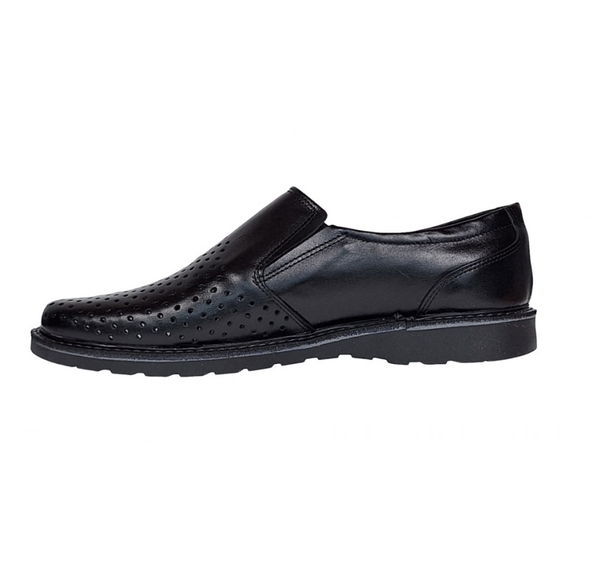 Pantofi barbati de vara din piele naturala cu perforatii GKR506N Pantofi barbati de vara din piele naturala cu perforatii GKR506N