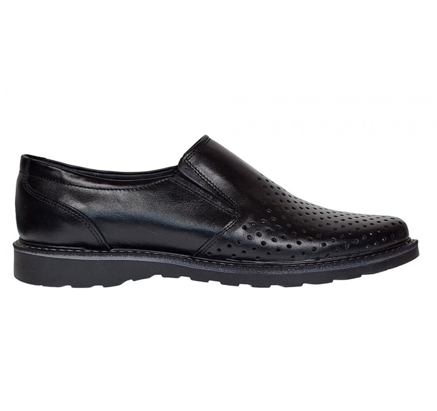 Pantofi barbati de vara din piele naturala cu perforatii GKR506N Pantofi barbati de vara din piele naturala cu perforatii GKR506N