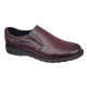 Pantofi barbati casual perforati din piele naturala 506 Visiniu