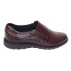 Pantofi barbati casual perforati din piele naturala 506 Visiniu