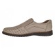 Pantofi barbati Sport de vara cu perforatii - Piele Naturala Bej GKR507BEJ