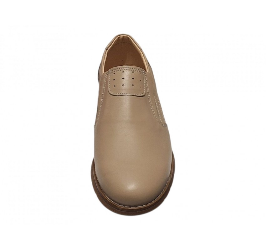 Pantofi barbati Casual Sport din Piele Naturala Bej GKR508BEJ