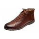 Ghete casual barbati piele naturala imblanite Corsa Maro