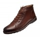 Ghete casual barbati piele naturala imblanite Corsa Maro Ghete casual barbati piele naturala imblanite Corsa Maro
