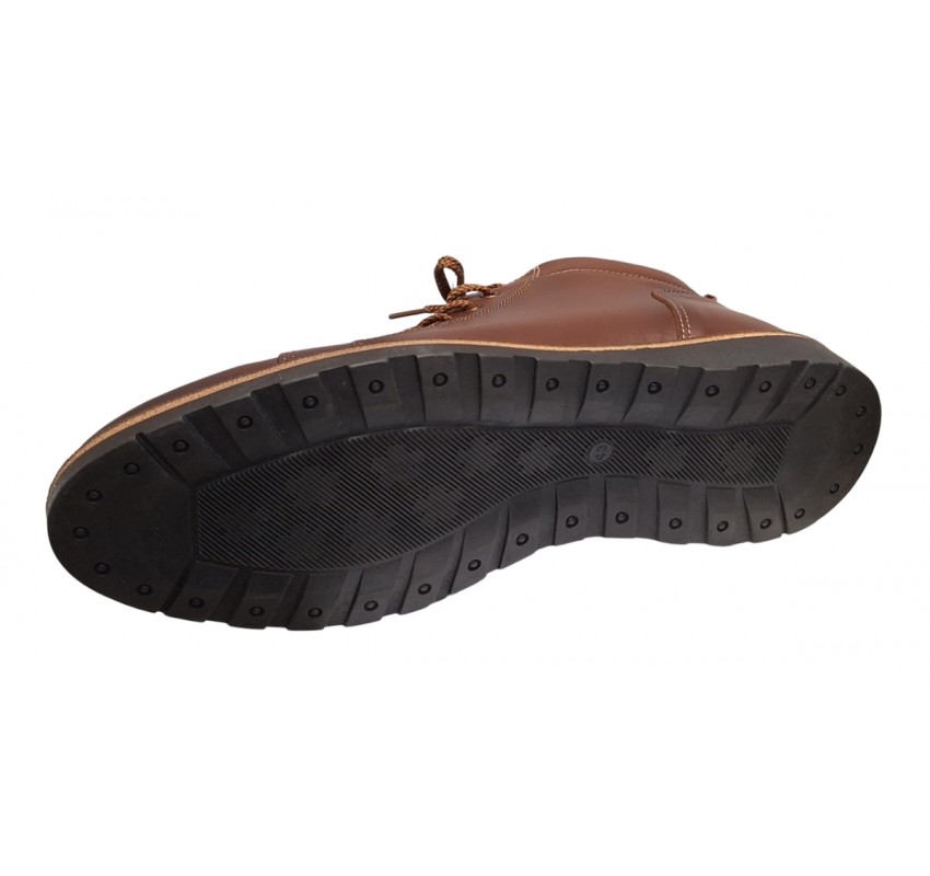 Ghete casual barbati piele naturala imblanite Corsa Maro Ghete casual barbati piele naturala imblanite Corsa Maro