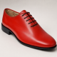 Pantofi barbati rosii eleganți din piele naturală cu șiret și talpi confortabile deosebite GKR51R