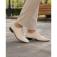 Pantofi barbati eleganti bej din piele naturala dintr-o bucata cu siret Havana GKR51TSB