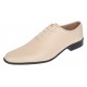 Pantofi barbati eleganti bej din piele naturala dintr-o bucata cu siret Havana GKR51TSB