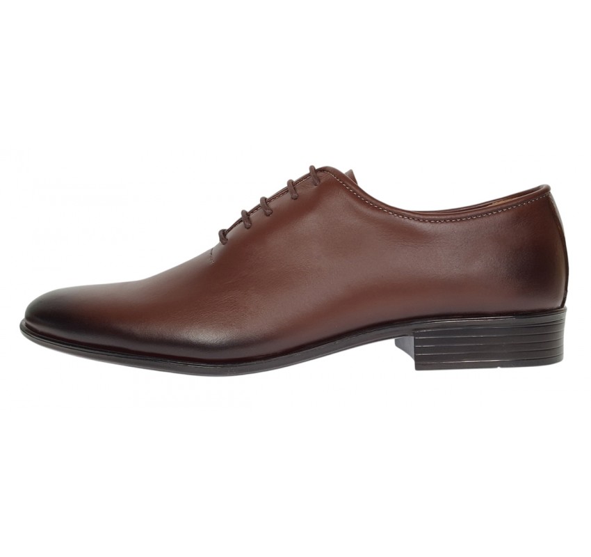 Pantofi barbati eleganti din piele naturala - Maro Cognac Havana 51
