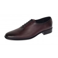 Pantofi eleganti barbati din piele naturala Model Havana Visiniu